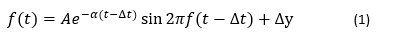 damped sine